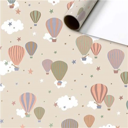 Papier d'emballage avec ballons