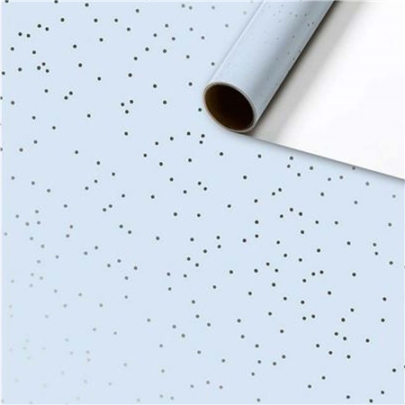 Papier d'emballage bleu ciel