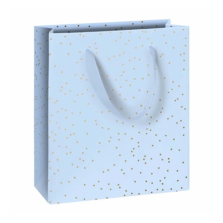 Sac cadeau bleu ciel petit