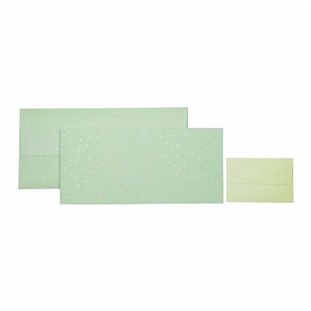 Enveloppe cadeau pour argent vert