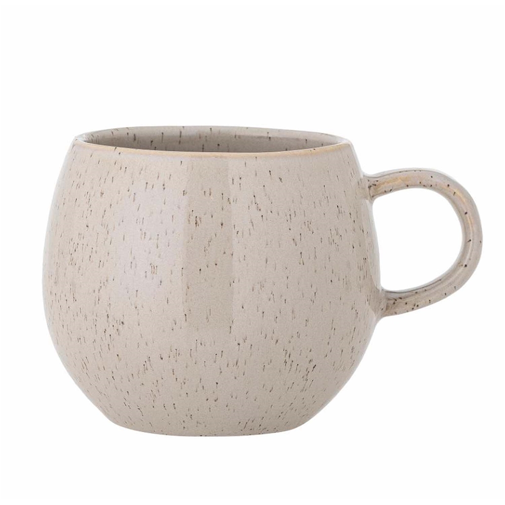 Mug en grès émaillé crème