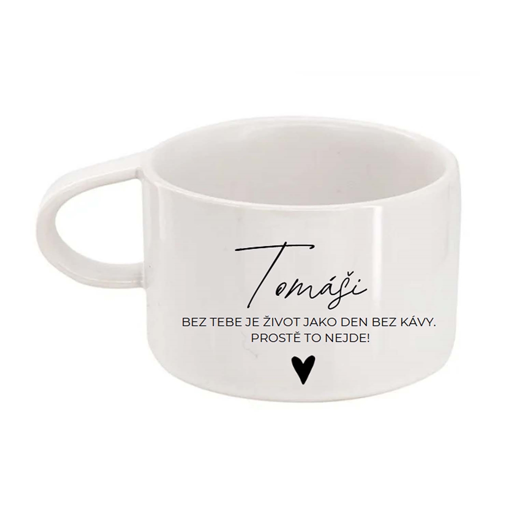 Mug "Can't do it without you" (Je ne peux pas le faire sans toi)