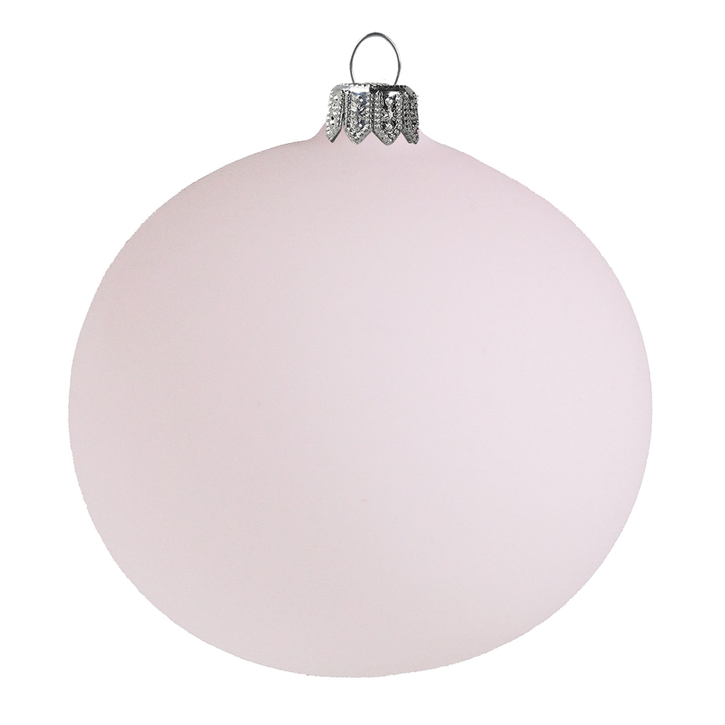 Flacon en verre rose pastel