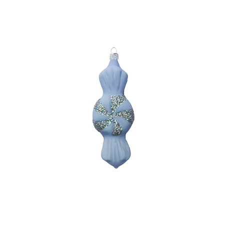Bonbon de verre bleu pastel