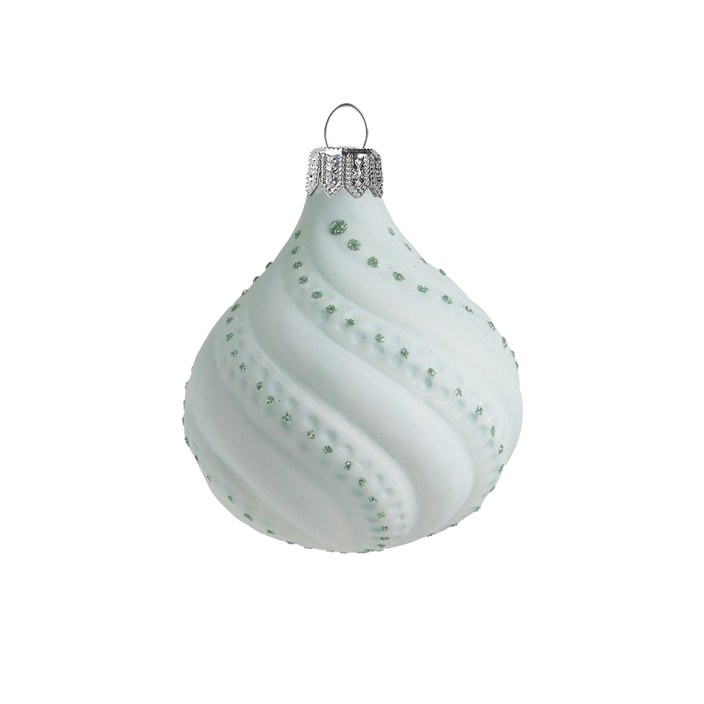 Goutte de verre vert pastel