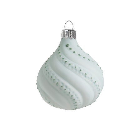 Goutte de verre vert pastel