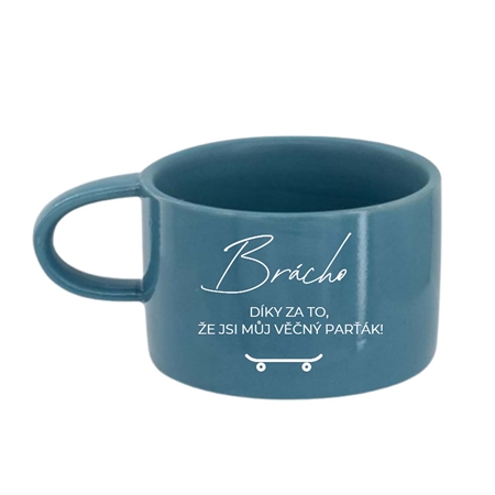Tasse bleue « Mon pote, tu es mon partenaire de toujours »