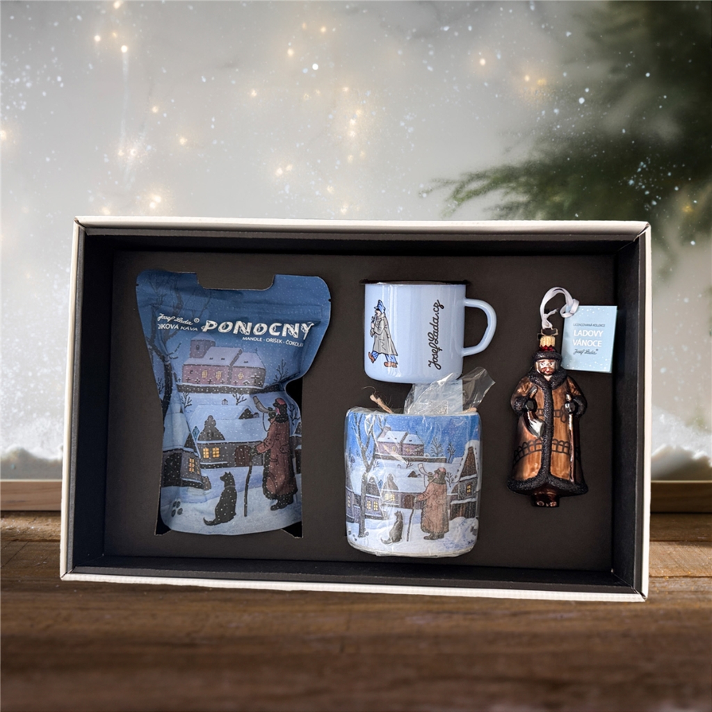 Coffret cadeau Josef Lada - cadeau de Noël original