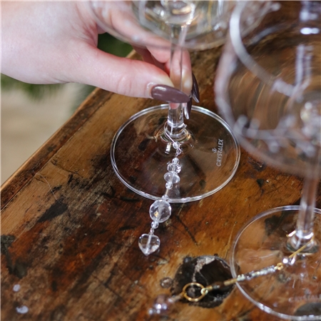 Šperk na skleničku – čirý varianta II (Design Petra Lorenc x Decor by Glassor)