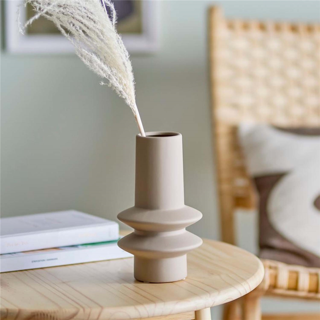 Vase en grès Isold beige