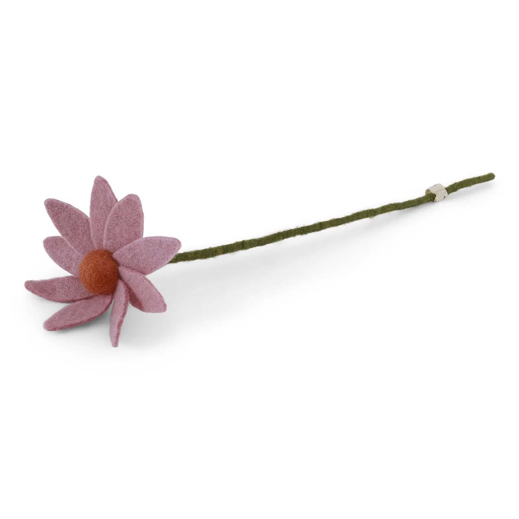 Fleur de feutre beauté rose clair