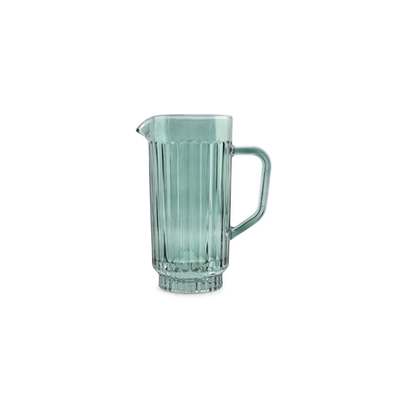 Carafe à eau en verre vert