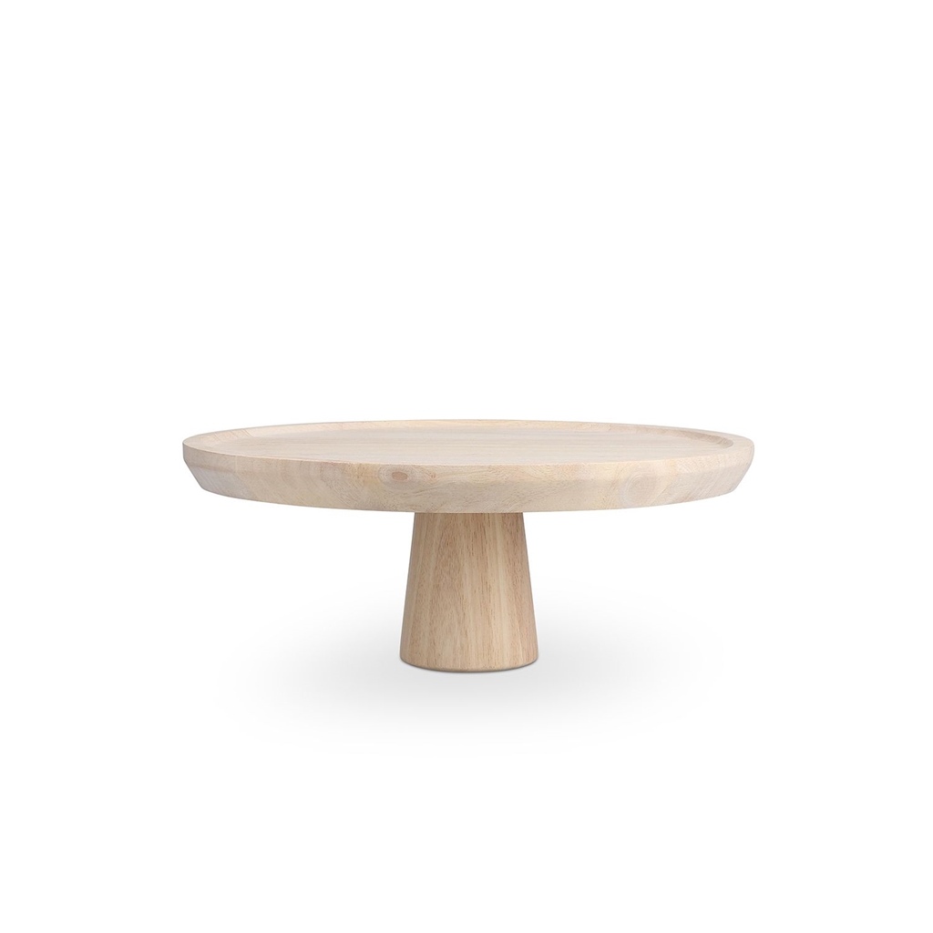 Plateau à gâteau en bois de manguier grand