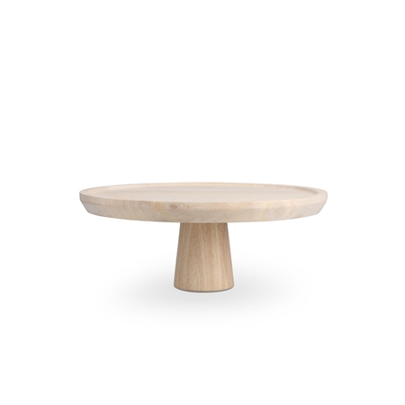 Plateau à gâteau en bois de manguier grand