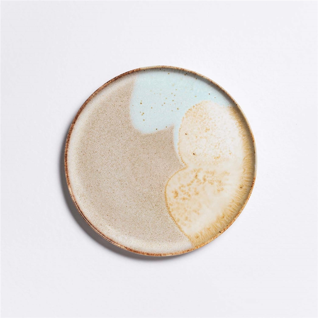Assiette avec glaçure pastel colorée 27,5cm