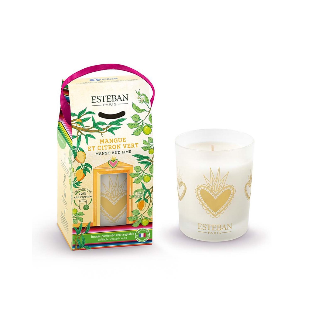 Bougie parfumée Mangue et citron vert