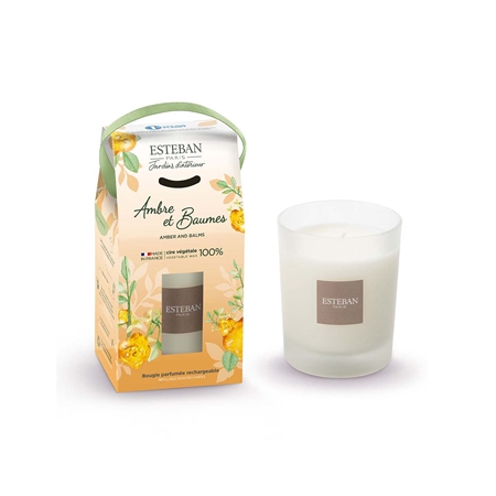 Bougie parfumée Ambre et Baumes