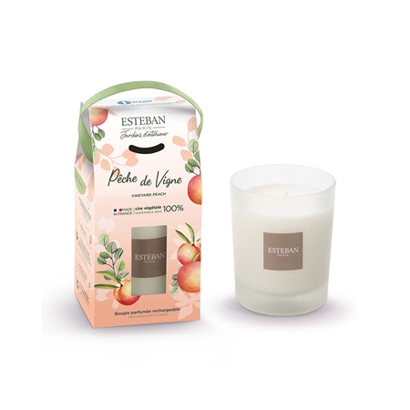 Bougie parfumée Pêche de Vigne