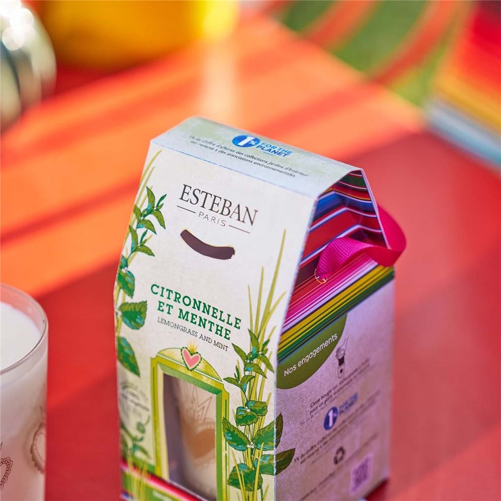 Bougie parfumée Citronnelle et Menthe