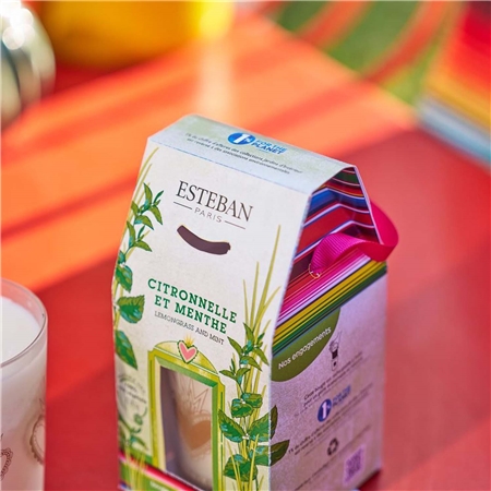 Bougie parfumée Citronnelle et Menthe