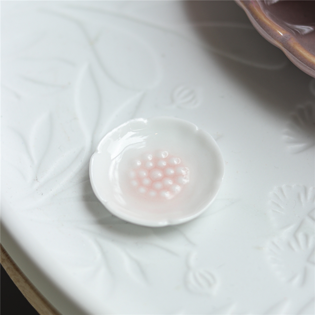 Assiette en porcelaine fleur de sakura