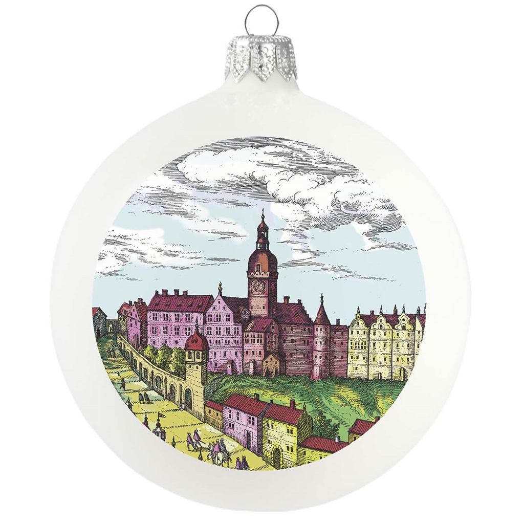 Décoration en verre « Prague » – Le château de Prague et la Vieille Ville