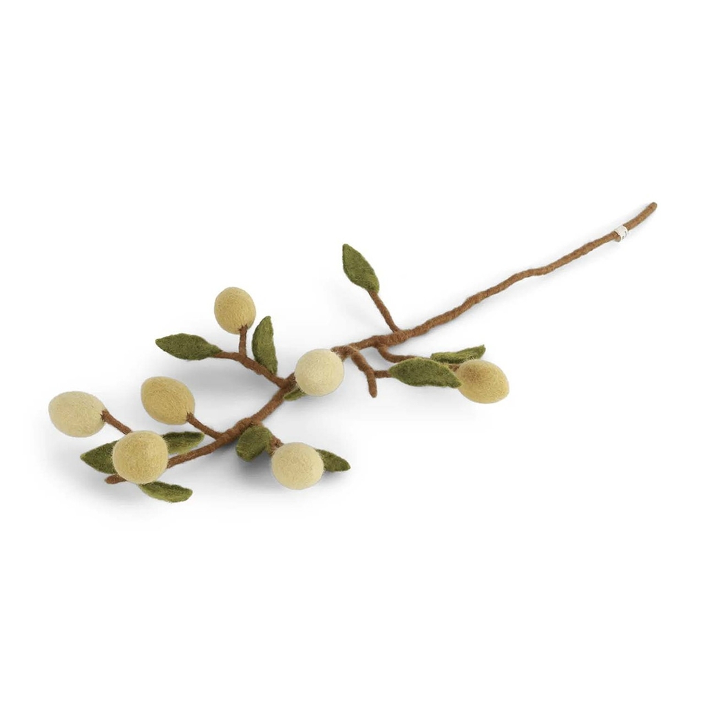 Citrons en brindilles de feutre