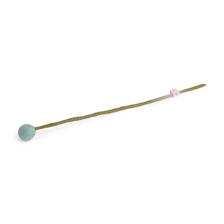 Fleur de feutre turquoise