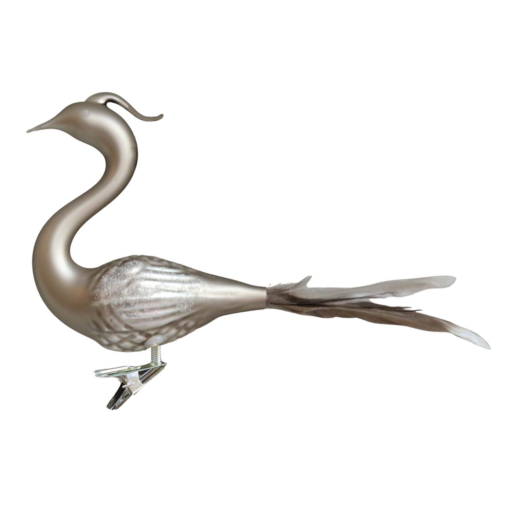 Verre cygne taupe avec chocholka