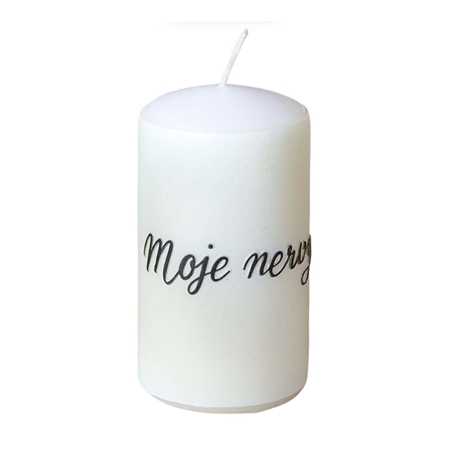 Mes nerfs – bougie décorative