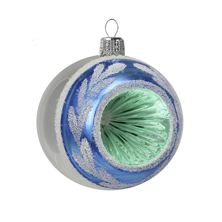 Boule de Noël avec trou vert