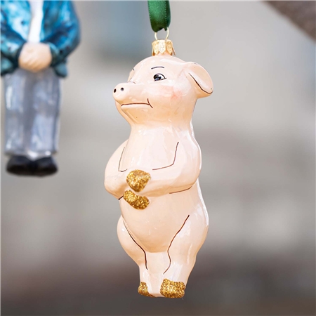 Décoration en verre « Pašík le petit cochon » 
