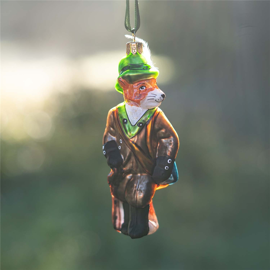 Décoration en verre « La marraine Renarde »